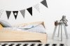 BOX 7 135x190cm Łóżko drewniane dziecięce
